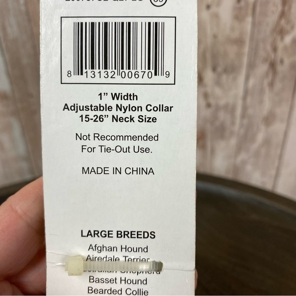 Simply Dog Nylon Adjustable Floral Print Dog Collar Size Large - Picture 6 of 6